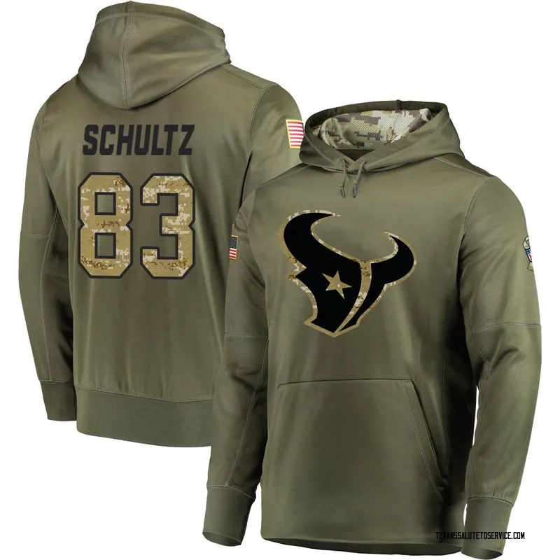 Dalton Schultz Dallas Cowboys Men's Legend Olive Salute to Service Sideline  Long Sleeve T-Shirt