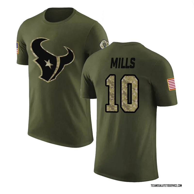 Women's Davis Mills Legend Salute to Service Scoop Neck T-Shirt - Olive -  Tshirtsedge