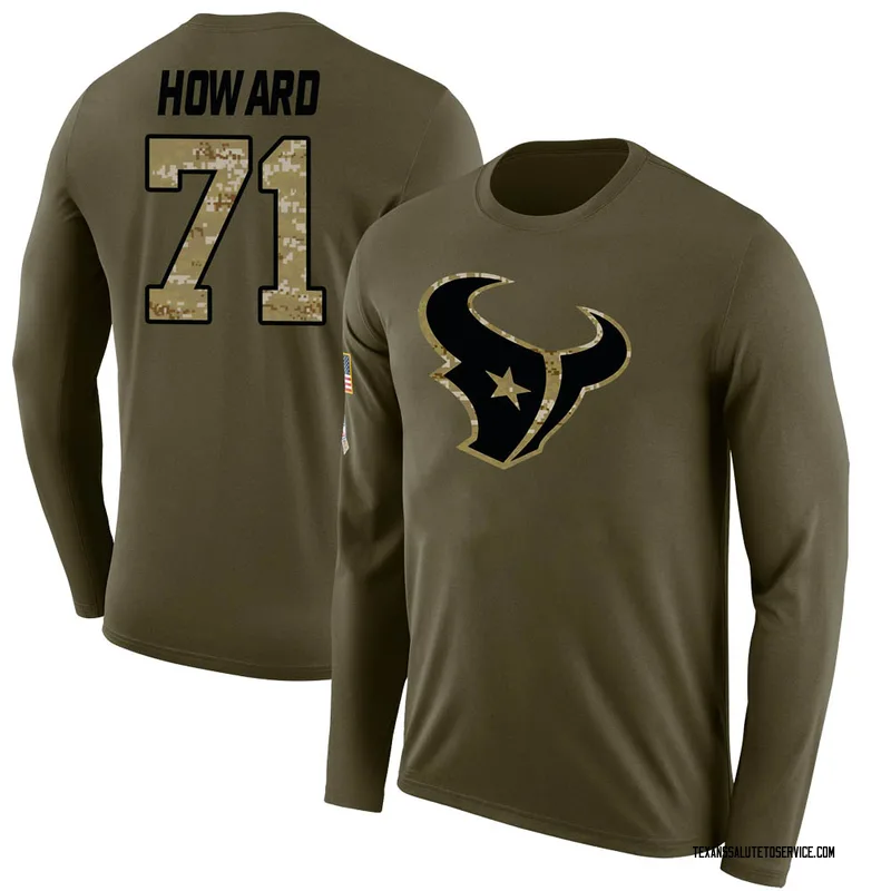 Tytus Howard 2020 Salute To Service Performance T-Shirt - Black -  Tshirtsedge